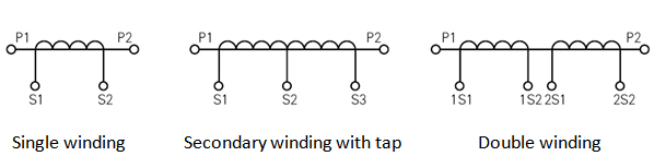 Cast resin straight-through current transformer